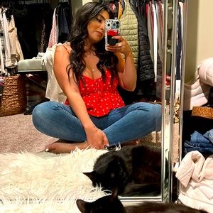 Just me and my listing partner, Charlie 😉